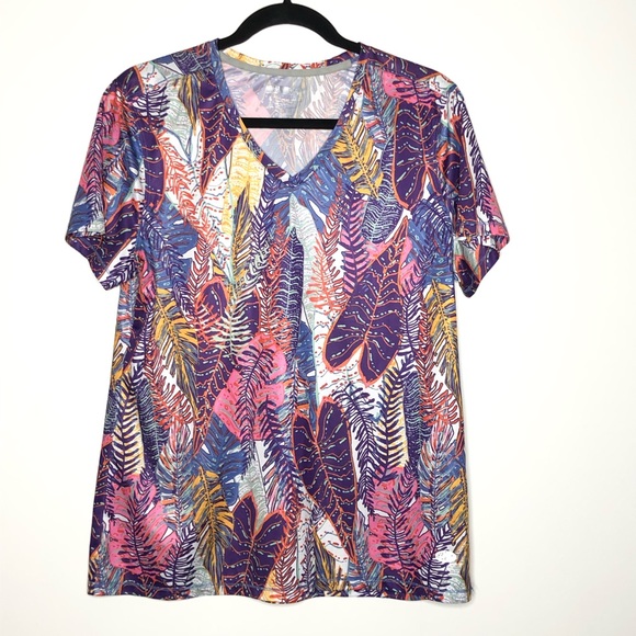 Reel Legends Tops - Reel Legends Womens Reel Tec Reef Colorful